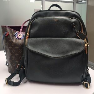 TUMI Luxury Leather Backpack - Brand New